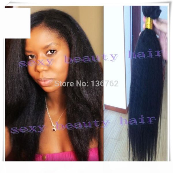 mongolian pure coarse yaki human hair extensions 3 pcs lot virgin mongolian kinky straight weave instock light yaki hair, Black
mongolian pure coarse yaki human hair extensions 3 pcs lot virgin mongolian kinky straight weave instock light yaki hair, Black