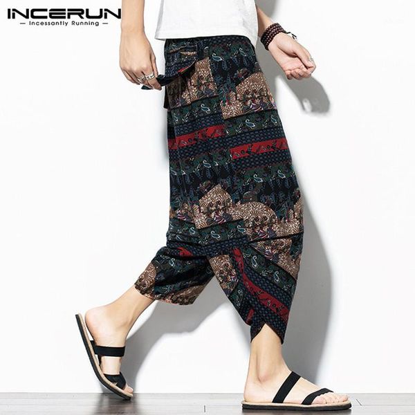 incerun mens vintage wide leg pants men printed harem trouser ethnic floral joggers loose cotton elastic waist pantalones s-5xl1, Black
incerun mens vintage wide leg pants men printed harem trouser ethnic floral joggers loose cotton elastic waist pantalones s-5xl1, Black