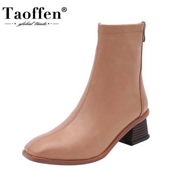 boots taoffen size 34-42 women ankle fashion zipper warm high heel winter shoes woman short boot office lady footwear, Black
boots taoffen size 34-42 women ankle fashion zipper warm high heel winter shoes woman short boot office lady footwear, Black