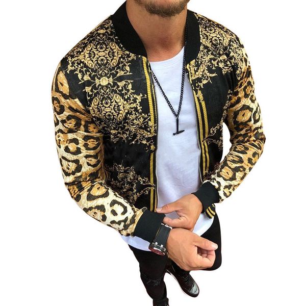fashion men's jacket leopard print slim fit trend coat male autumn and winter casual jackets long sleeves outwear 2021 new, Black;brown
fashion men's jacket leopard print slim fit trend coat male autumn and winter casual jackets long sleeves outwear 2021 new, Black;brown