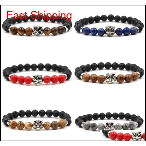 2020 new design owl charm aromatherapy essential oil diffuser bracelet black lava stone bracelet stretch yoga tiger's eye jewelry 3jhpt
2020 new design owl charm aromatherapy essential oil diffuser bracelet black lava stone bracelet stretch yoga tiger's eye jewelry 3jhpt