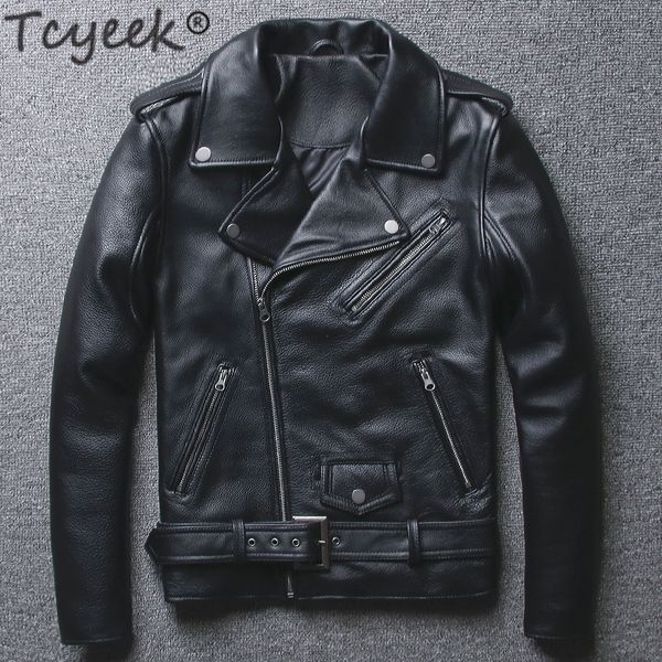 tcyeek 100% real sheepskin coat men autumn winter clothes streetwear genuine cow leather jacket fit moto biker coats lw2095 201114, Black
tcyeek 100% real sheepskin coat men autumn winter clothes streetwear genuine cow leather jacket fit moto biker coats lw2095 201114, Black