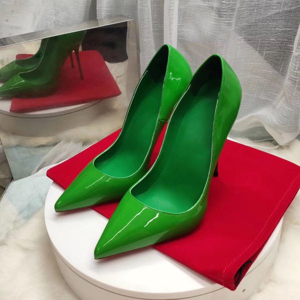 size 34-45 thin heels mirror black green red parent leather classical design women high heels party shoes pumps
size 34-45 thin heels mirror black green red parent leather classical design women high heels party shoes pumps