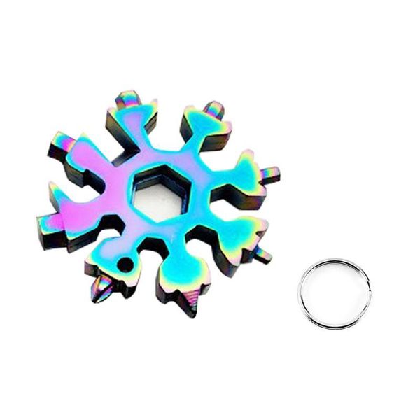 18 in1 снежинка camp key ring открытый выживания многофункциональный edc инструмент для кемпинга оборудование брелоков из нержавеющей стали
18 in1 снежинка camp key ring открытый выживания многофункциональный edc инструмент для кемпинга оборудование брелоков из нержавеющей стали