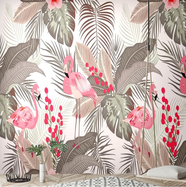 classical literary style decoration wallpaper mural self adhesive flamingo leaf living room tv background wall waterproof and mildew proof
classical literary style decoration wallpaper mural self adhesive flamingo leaf living room tv background wall waterproof and mildew proof