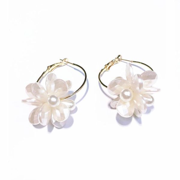 charm korean version creative pearl earring for women elegant hyperbole small flower alloy hoop wild wholesale jewelry, Golden
charm korean version creative pearl earring for women elegant hyperbole small flower alloy hoop wild wholesale jewelry, Golden