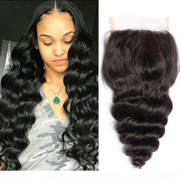bella hair malaysian lace closures loose wave virgin human hair weaves part with baby bair closures 4x4 natural color 8-26 inch, Black
bella hair malaysian lace closures loose wave virgin human hair weaves part with baby bair closures 4x4 natural color 8-26 inch, Black