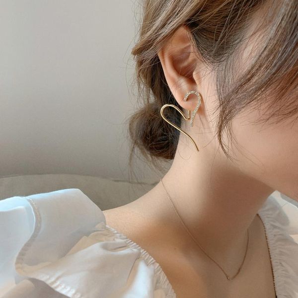 stud korean design fashion jewelry wears metal heart-shaped copper inlaid zircon female earrings before and after, Golden;silver
stud korean design fashion jewelry wears metal heart-shaped copper inlaid zircon female earrings before and after, Golden;silver