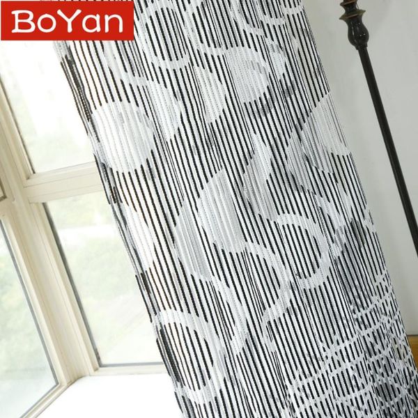 latest morden creative black and white stripe window curtain for living room tulle sheer bedding room decoration
latest morden creative black and white stripe window curtain for living room tulle sheer bedding room decoration