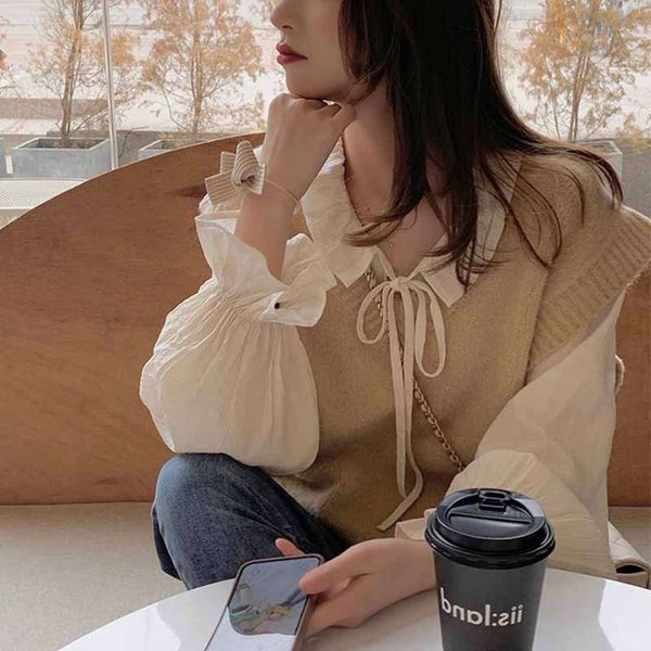 walking folding wear device time-saving, labor-saving and worry saving knitted vt + korean style shirt with wooden ears, Black;white
walking folding wear device time-saving, labor-saving and worry saving knitted vt + korean style shirt with wooden ears, Black;white