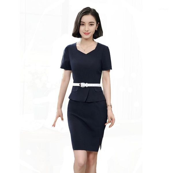work dresses 2021 women wear office lady short sleeve + elegant knee length skirt female business uniform clothes set1, White;black
work dresses 2021 women wear office lady short sleeve + elegant knee length skirt female business uniform clothes set1, White;black