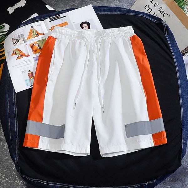 summer men casual shorts 3m reflective men's striped trend shorts 2020 new fashion brand elastic waist sport short trousers, White;black
summer men casual shorts 3m reflective men's striped trend shorts 2020 new fashion brand elastic waist sport short trousers, White;black