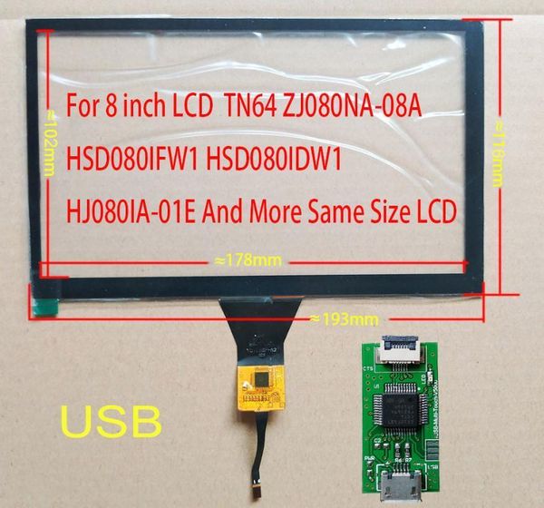 tablet pc screens 8inch usb touch screen 193*116mm fpc middle contrller board support win7 8 10 raspberry pi android linux tn90 and1
tablet pc screens 8inch usb touch screen 193*116mm fpc middle contrller board support win7 8 10 raspberry pi android linux tn90 and1