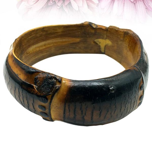 1pc carbonized natural bamboo root ladies bracelet natural color bohemian style bracelet, Black
1pc carbonized natural bamboo root ladies bracelet natural color bohemian style bracelet, Black