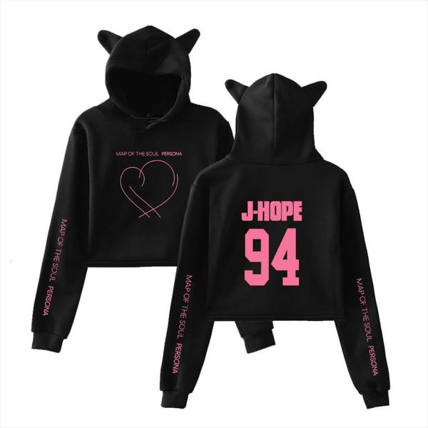 5 colors cute kawaii cat ears girl women hoodie bangtan boys jimin j hope kook jin suga v rm hoodies sweatshirt crop, Black
5 colors cute kawaii cat ears girl women hoodie bangtan boys jimin j hope kook jin suga v rm hoodies sweatshirt crop, Black