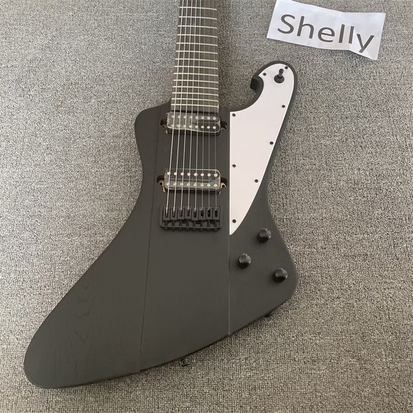 transportation, 8-string goose shaped matte transparent black electric guitar, neck through the body, customizable guitars
transportation, 8-string goose shaped matte transparent black electric guitar, neck through the body, customizable guitars