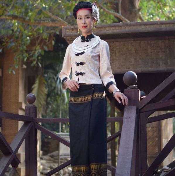 yunnan ethnic suits jacket + skirt dai princess clothes traditional beige 3 quarter sleeve costume pgraphy props clothing1, Red
yunnan ethnic suits jacket + skirt dai princess clothes traditional beige 3 quarter sleeve costume pgraphy props clothing1, Red