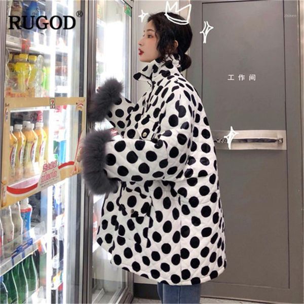 rugod 2018 autumn winter women thick long sleeve cotton clothing polka dot abrigos mujer invierno1, Black
rugod 2018 autumn winter women thick long sleeve cotton clothing polka dot abrigos mujer invierno1, Black