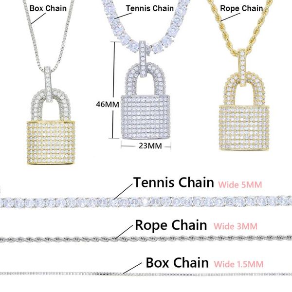 Hiphop Bling Women Jewelry 5A Cubic Zirconia 5mm CZ Tennis Chain 16" 18" Iced Out Lock Women Necklace 2021 Valentine's Day Gift, Silver
Hiphop Bling Women Jewelry 5A Cubic Zirconia 5mm CZ Tennis Chain 16" 18" Iced Out Lock Women Necklace 2021 Valentine's Day Gift, Silver