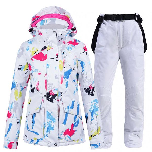 skiing suits winter outdoor ski wear suit women's windproof, waterproof and warm veneer
skiing suits winter outdoor ski wear suit women's windproof, waterproof and warm veneer