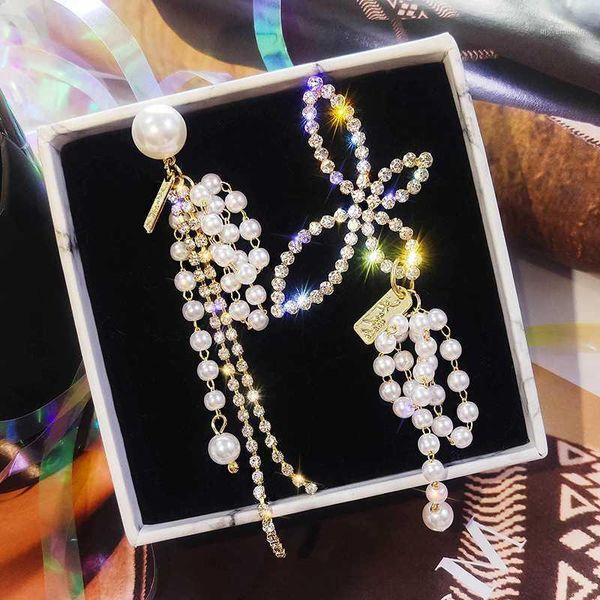 fashion drop earrings for women trendy big butterfly pearl beaded tassel long earring boho party korean wedding jewelry brincos1, Silver
fashion drop earrings for women trendy big butterfly pearl beaded tassel long earring boho party korean wedding jewelry brincos1, Silver