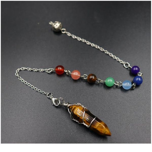 natural stones pendulum for dowsing divination 7 chakra chain wire wrap hexagonal reiki healing pendule pendant p jllvrs, Black
natural stones pendulum for dowsing divination 7 chakra chain wire wrap hexagonal reiki healing pendule pendant p jllvrs, Black