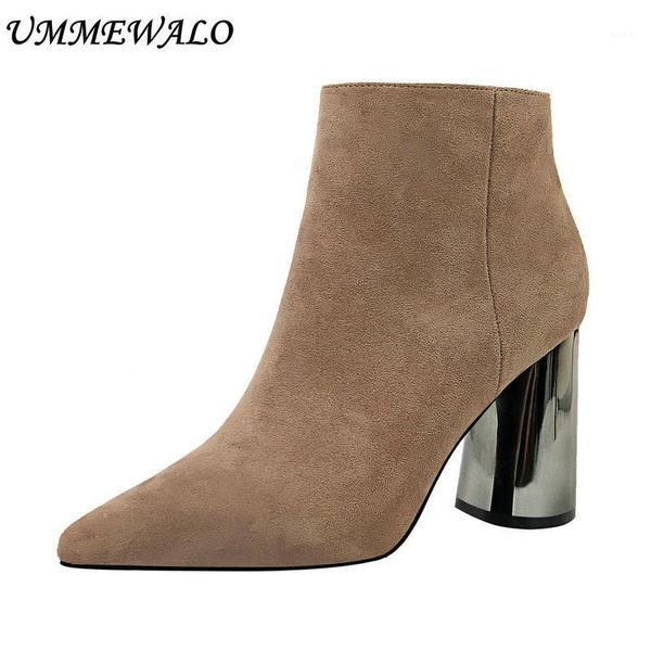 boots ummewalo ankle length flock women fashion pointed toe high heel shoes winter ladies shoes1, Black
boots ummewalo ankle length flock women fashion pointed toe high heel shoes winter ladies shoes1, Black