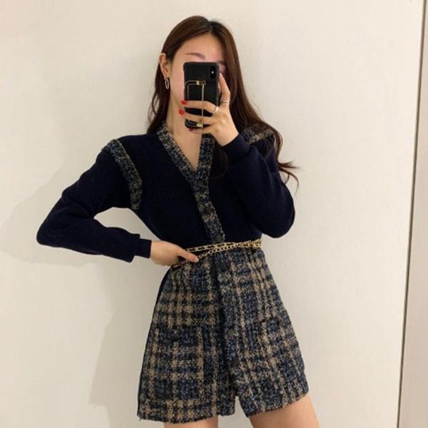 women dress women clothes 2020 new spring korean elegant patchwork dress with belt black ladies dresses1, Black;gray
women dress women clothes 2020 new spring korean elegant patchwork dress with belt black ladies dresses1, Black;gray