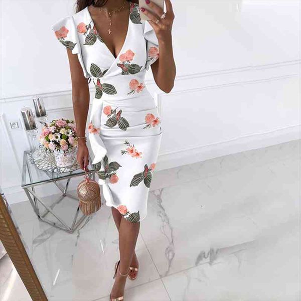 women floral print midi dress fashion plus size ruffles sleeve v-neck slim vintage dresses elegant bodycon party dress vestidos, Black;gray
women floral print midi dress fashion plus size ruffles sleeve v-neck slim vintage dresses elegant bodycon party dress vestidos, Black;gray