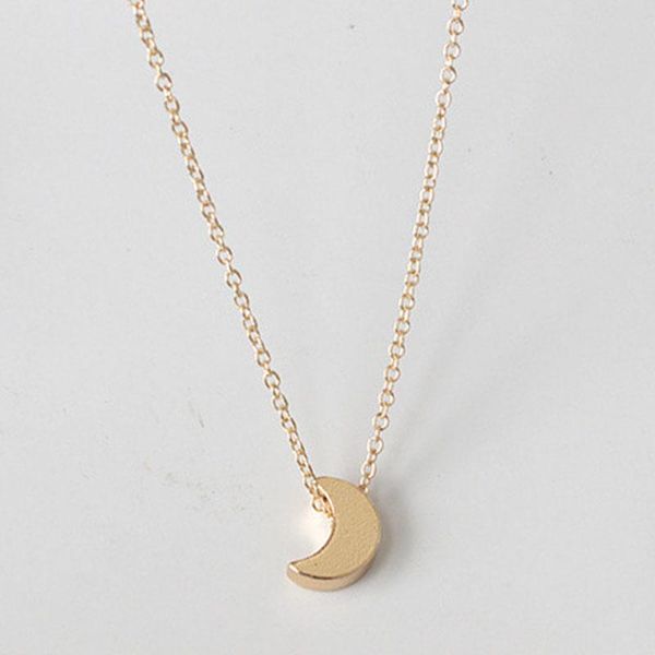 2020 new arrival time-limited collares choker kolye fashion simple thickening the moon pendant jewelry necklace women, Silver
2020 new arrival time-limited collares choker kolye fashion simple thickening the moon pendant jewelry necklace women, Silver