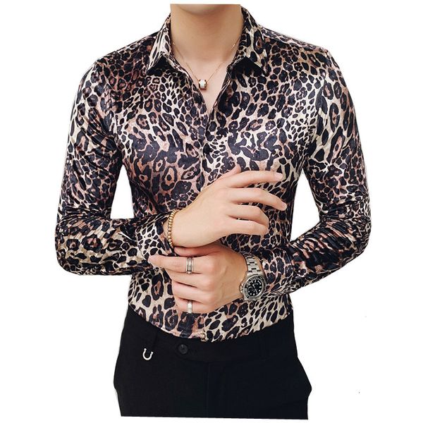 2020 autumn leopard veet men's shirts long sleeve luxury tuxedo men casual slim fit shirt plus size 4xl, White;black
2020 autumn leopard veet men's shirts long sleeve luxury tuxedo men casual slim fit shirt plus size 4xl, White;black