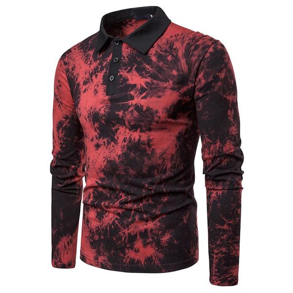 men's polos nice spring men long-sleeved shirt inkjet color casual lapel fashion jersey, White;black
men's polos nice spring men long-sleeved shirt inkjet color casual lapel fashion jersey, White;black