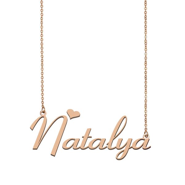 natalya name necklace custom nameplate pendant for women girls birthday gift kids friends jewelry 18k gold plated stainless steel, Silver
natalya name necklace custom nameplate pendant for women girls birthday gift kids friends jewelry 18k gold plated stainless steel, Silver