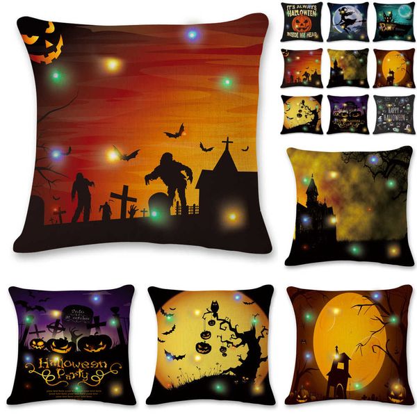 decorative case cover throw pillow halloween 45*45 pumpkin spice led color light cushion covers for sofa chair couch
decorative case cover throw pillow halloween 45*45 pumpkin spice led color light cushion covers for sofa chair couch