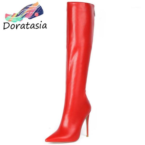 doratasia women high heels brand designer shoes designer boots women pointed toe zipper party over the knee boots1, Black
doratasia women high heels brand designer shoes designer boots women pointed toe zipper party over the knee boots1, Black