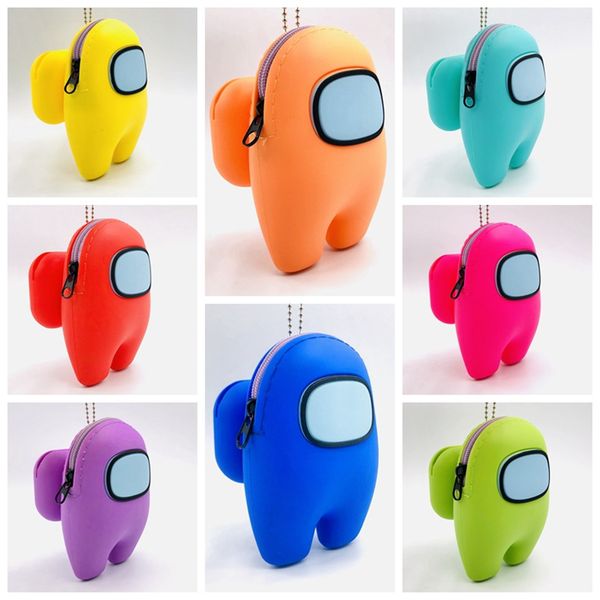 among us purse coin wallet for kids adults silica gel cute earphone case for pods protective soft cover, White
among us purse coin wallet for kids adults silica gel cute earphone case for pods protective soft cover, White