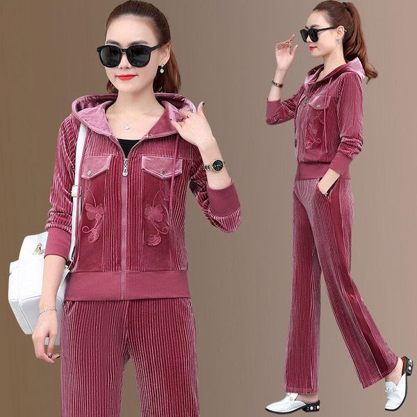 running sets women tracksuit velvet sportswear autumn loose hooded jacket jogging gym leisure outfit set sport suit sweatshirt+pant, Black;blue
running sets women tracksuit velvet sportswear autumn loose hooded jacket jogging gym leisure outfit set sport suit sweatshirt+pant, Black;blue