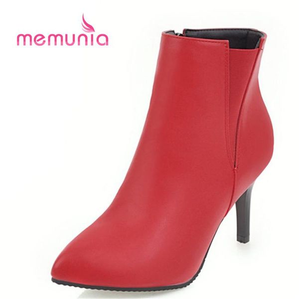 memunia new arrive 2020 ankle boots simple zipper classic women boots high heels pointed toe fashion, Black
memunia new arrive 2020 ankle boots simple zipper classic women boots high heels pointed toe fashion, Black