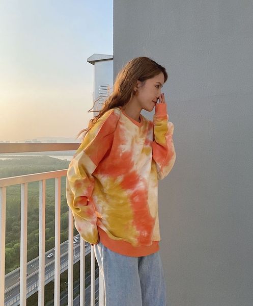 pztkn holiday style women's tie-dyed loose short-sleeved sweater round neck long-sleeved t-shirt loose round neck t-shirt women's, Black
pztkn holiday style women's tie-dyed loose short-sleeved sweater round neck long-sleeved t-shirt loose round neck t-shirt women's, Black