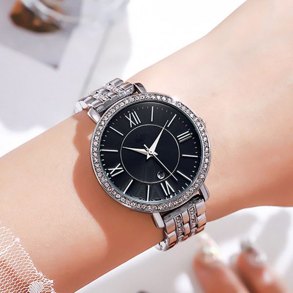 rose gold ladies watch calendar stainless steel wrist watch new rhinestone diamond wristwatchs waterproof quartz wrist watchs valentines da, Slivery;brown
rose gold ladies watch calendar stainless steel wrist watch new rhinestone diamond wristwatchs waterproof quartz wrist watchs valentines da, Slivery;brown