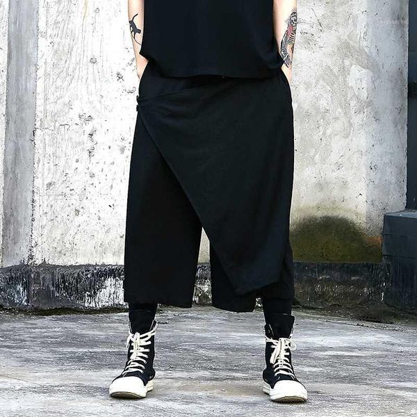 barber shop group clothes original design new loose casual wide-leg pants yamamoto style dark skirt pants1, Black
barber shop group clothes original design new loose casual wide-leg pants yamamoto style dark skirt pants1, Black