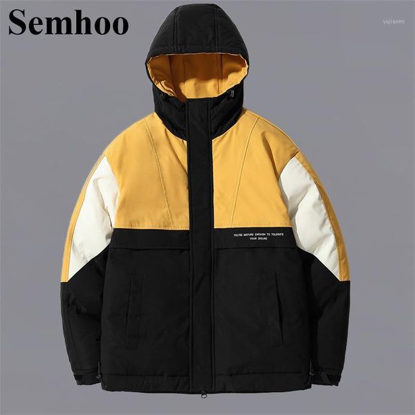 new winter down jacket men thick warm casual hooded white duck down jacket men fashion color matching windproof plus size mens1, Black
new winter down jacket men thick warm casual hooded white duck down jacket men fashion color matching windproof plus size mens1, Black
