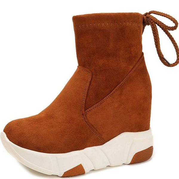 boots discvry 2021 women ankle platforms shoes woman high heels inside height increasing faux suede lace up sneakers, Black
boots discvry 2021 women ankle platforms shoes woman high heels inside height increasing faux suede lace up sneakers, Black