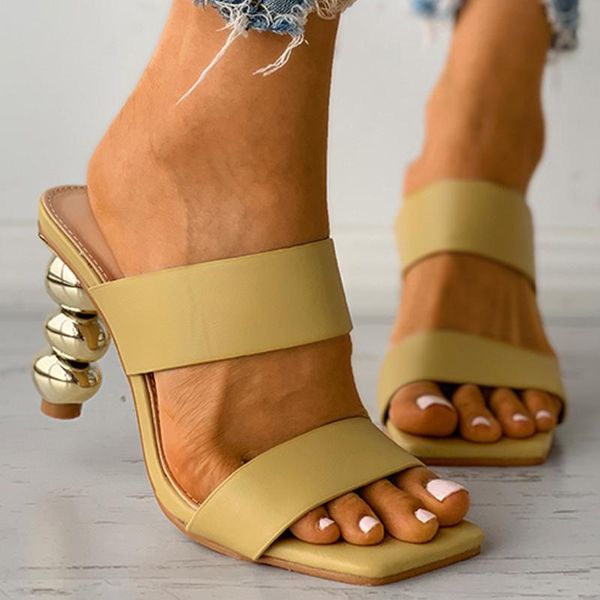 women sandals square toe shaped gourd heel solid color ladies slippers 2022new summer fashion casual female high heels, Black
women sandals square toe shaped gourd heel solid color ladies slippers 2022new summer fashion casual female high heels, Black
