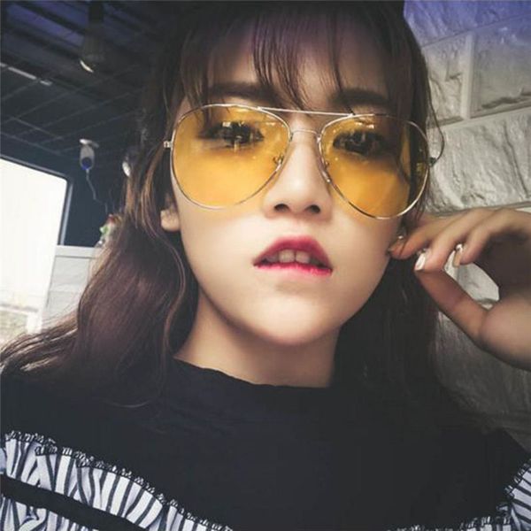retro metal frame sunglasses yellow film night vision goggles anti-uv sunglasses travel party glasses multicolor selection, White;black
retro metal frame sunglasses yellow film night vision goggles anti-uv sunglasses travel party glasses multicolor selection, White;black