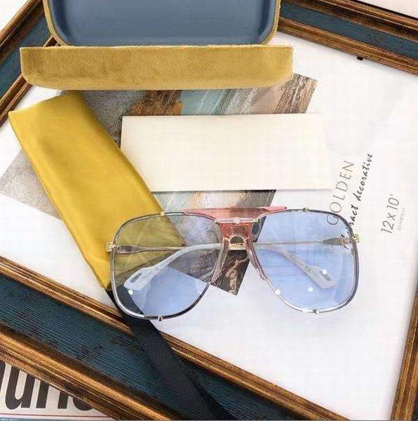 pilot sunglasses 0739 silver light blue oversize sunglasses occhiali da sole firmati uv400 with box, White;black
pilot sunglasses 0739 silver light blue oversize sunglasses occhiali da sole firmati uv400 with box, White;black