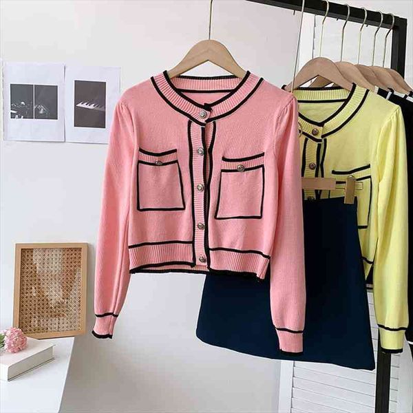 sweters for women cardigan woman knitted sweaters colorblock sweet patchwork v-neck female outwear autumn, White;black
sweters for women cardigan woman knitted sweaters colorblock sweet patchwork v-neck female outwear autumn, White;black