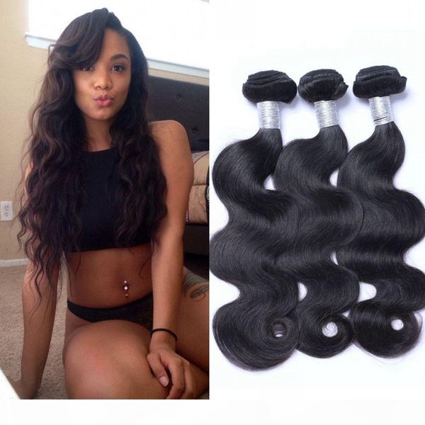 body wave hair bundles brazilian 100% human hair bundles natural color non remy hair weave 3 4 pieces, Black
body wave hair bundles brazilian 100% human hair bundles natural color non remy hair weave 3 4 pieces, Black
