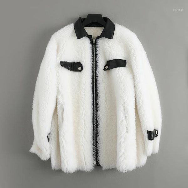 autumn winter coat women clothes 2020 korean real fur coat female wool jacket vintage sheep shearling fur warm zt48921, Black
autumn winter coat women clothes 2020 korean real fur coat female wool jacket vintage sheep shearling fur warm zt48921, Black