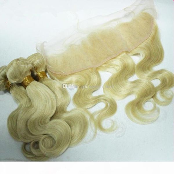 blonde #613 body wave lace frontal with hair bundles 4 pcs lot 9a hair weaves with ear to ear lace frontal, Black
blonde #613 body wave lace frontal with hair bundles 4 pcs lot 9a hair weaves with ear to ear lace frontal, Black